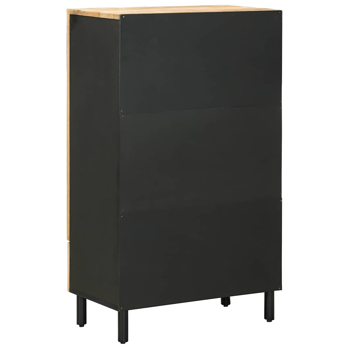 Opbevaringsskabe Naturfarvet 60 x 33 x 100 cm Massivt mangotræ - Billede 6
