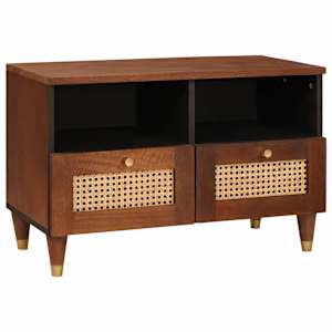 TV omarica s predalom Rjava 70 x 33,5 x 46 cm Masiven les manga