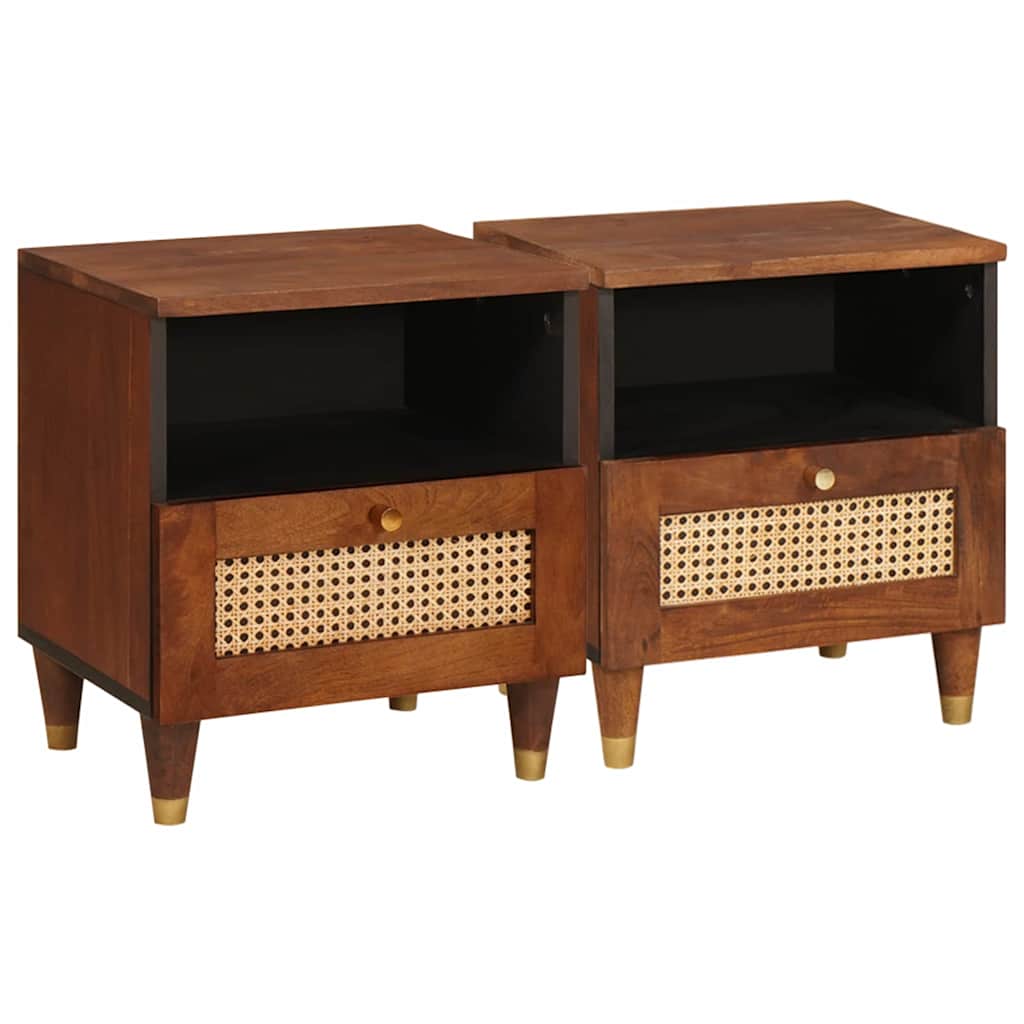 Нощни маси с чекмедже 2 pcs 40 x 33 x 46 см
