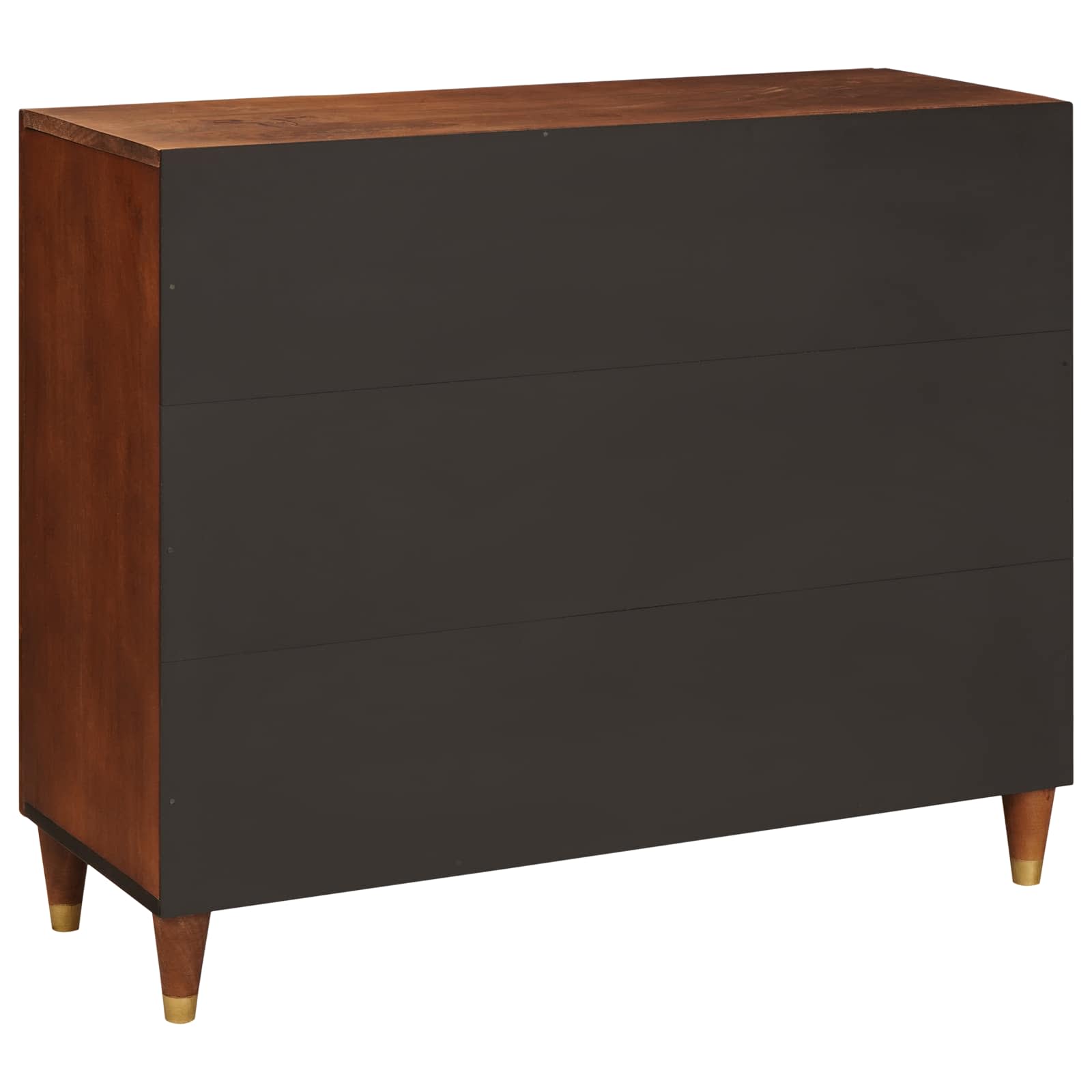 Dressoir Bruin 90 x 33,5 x 75 cm Massief Mango Hout image 5