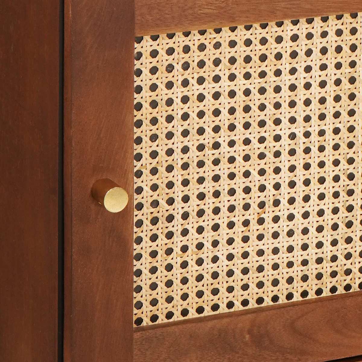 Høj skab Brun 40 x 33,5 x 110 cm Massivt mangotræ - Billede 7