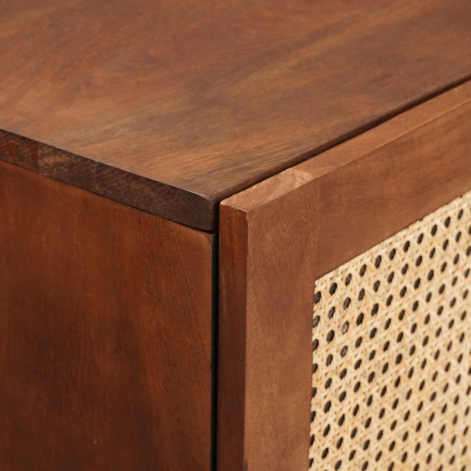 Hoge kast Bruin 40 x 33,5 x 110 cm Massief Mango Hout image 6