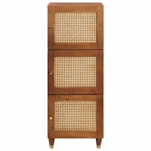 Vysoký úložný box Hnědá 40 x 33,5 x 110 cm - obrázek 3