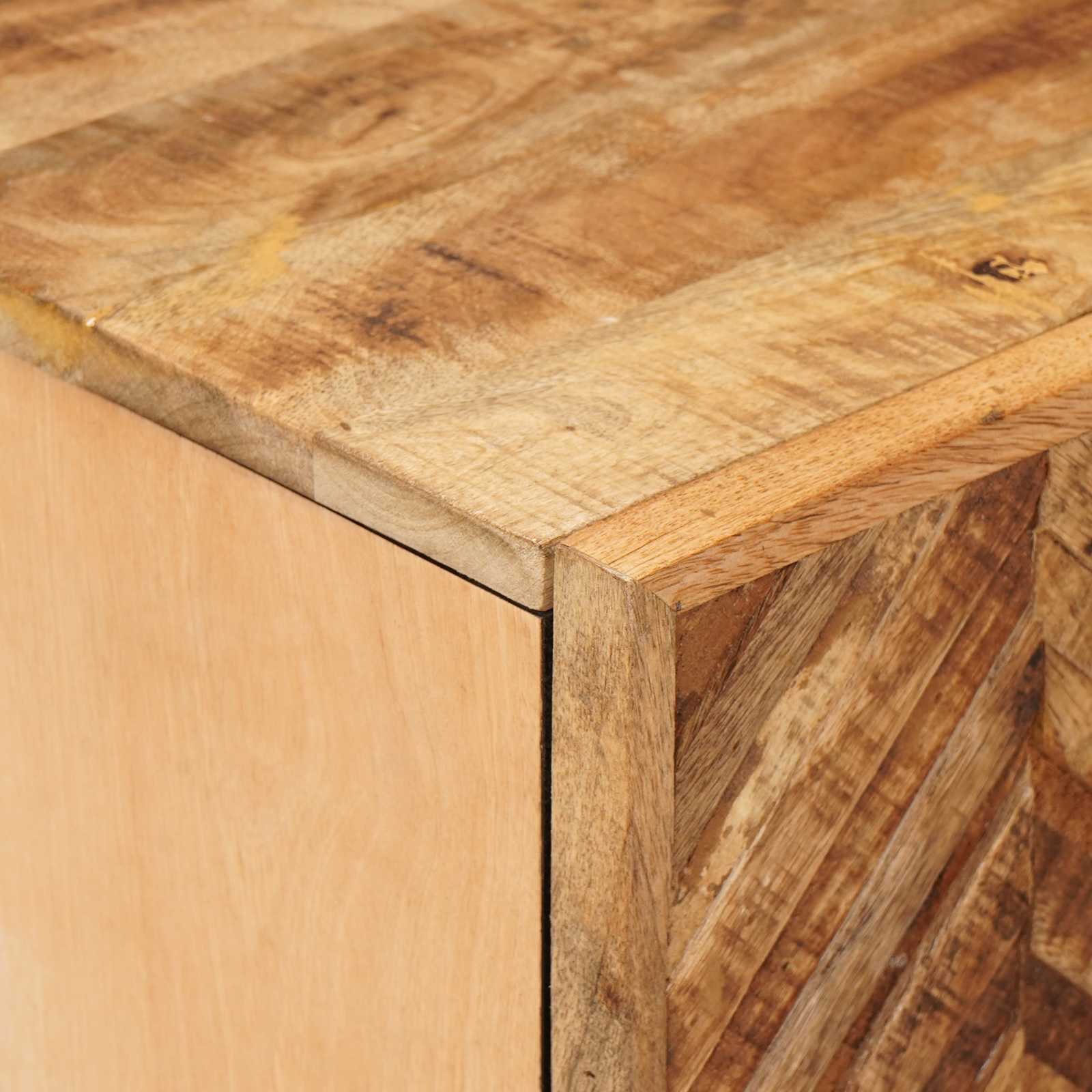 Opslagkasten Bruin 105 x 33,5 x 46 cm Massief Mango Hout image 6