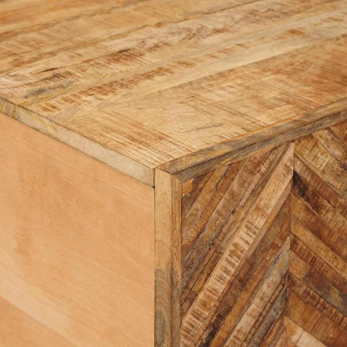 Sofabord Brun 80 x 50 x 40 cm Massivt mangotræ - Billede 6