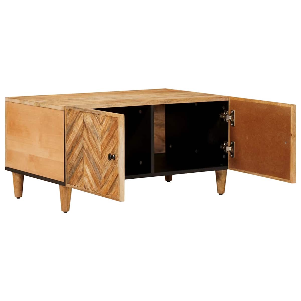 Sofabord Brun 80 x 50 x 40 cm Massivt mangotræ - Billede 2