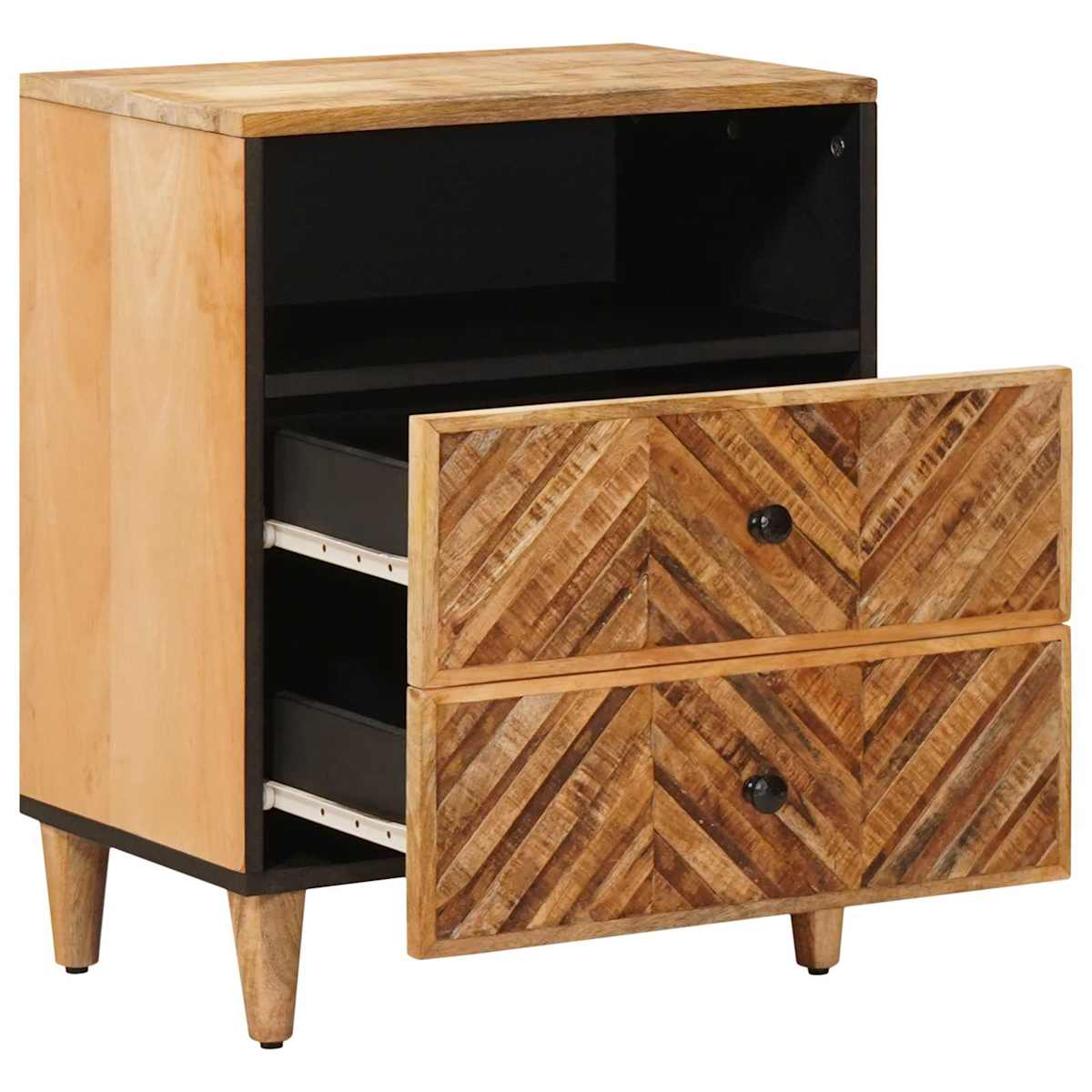 Sengebord Brun 50 x 33 x 60 cm Massivt mangotræ - Billede 2