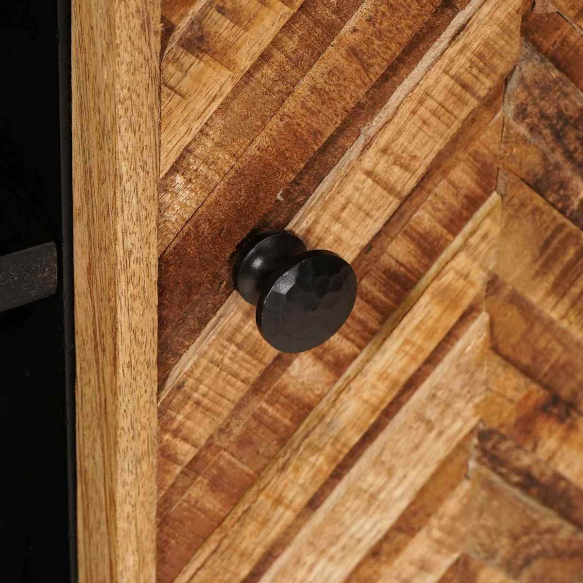 Opbevaringsskabe Brun 80 x 31,5 x 46 cm Massivt mangotræ - Billede 7