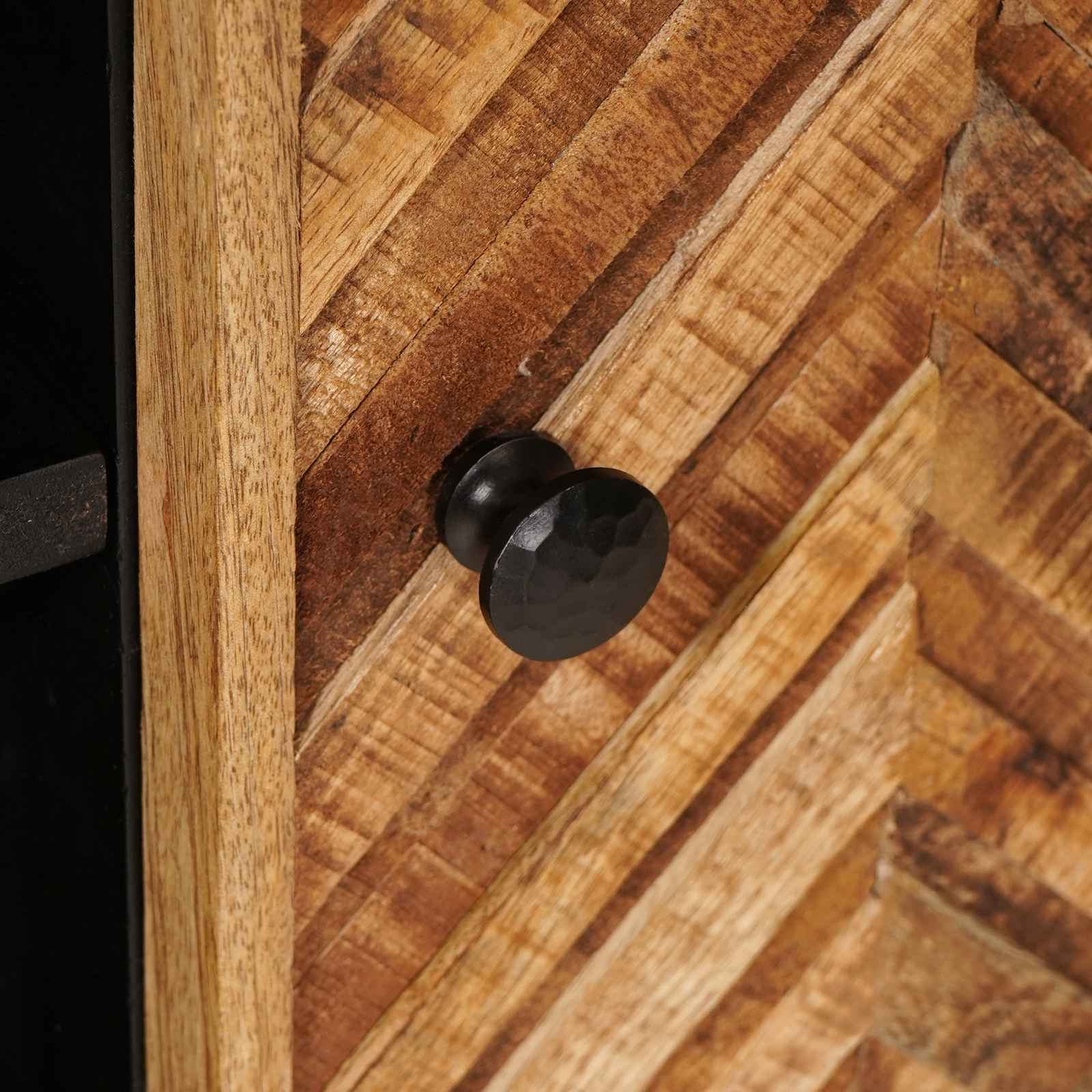 Opslagkasten Bruin 80 x 31,5 x 46 cm Massief Mango Hout image 7