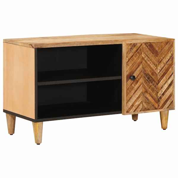 vidaXL Ladustamiskapid uksega Pruun 80 x 31,5 x 46 cm Tugev mango puu