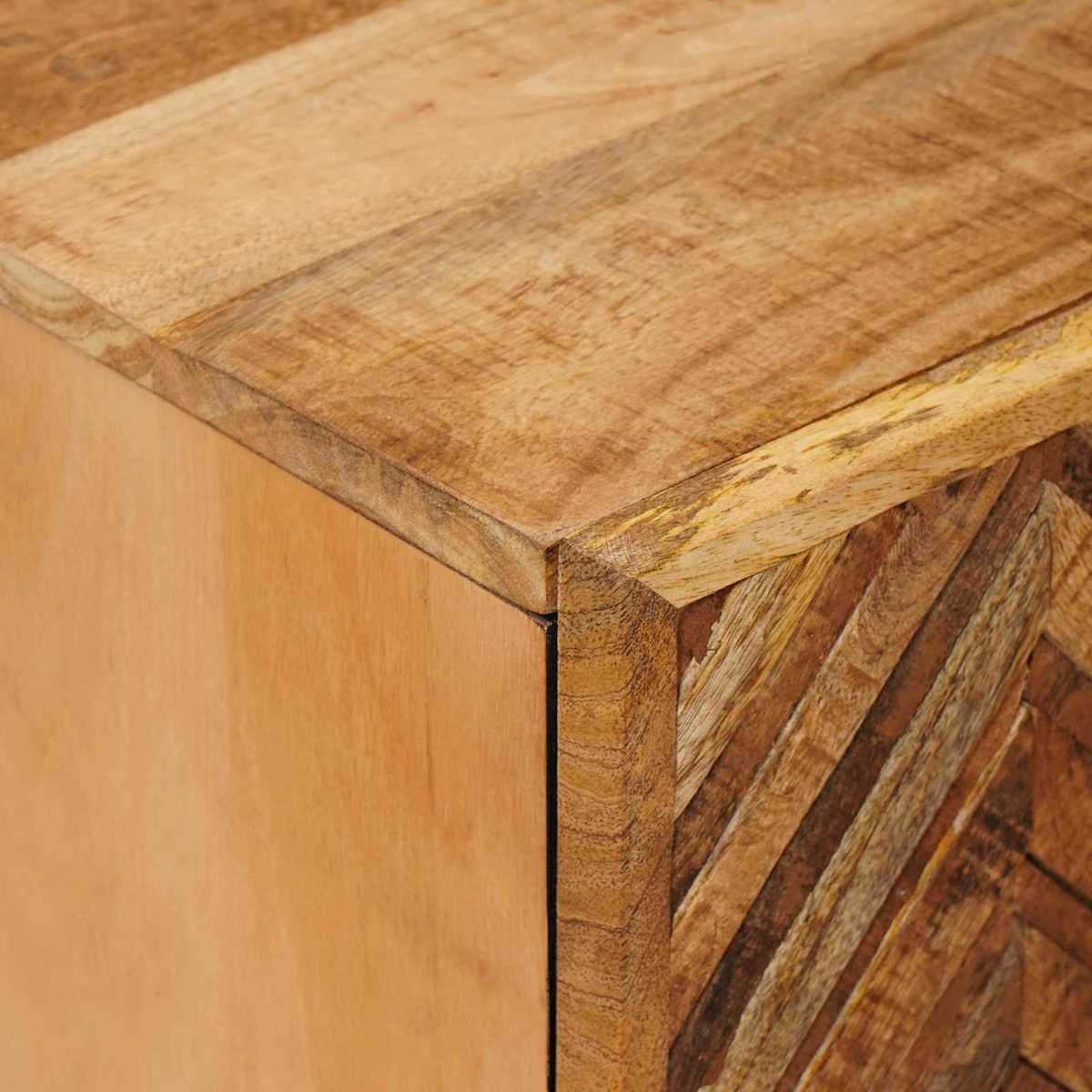 Vaskeskab med opbevaring Brun 62 x 33 x 58 cm Massivt mangotræ - Billede 6