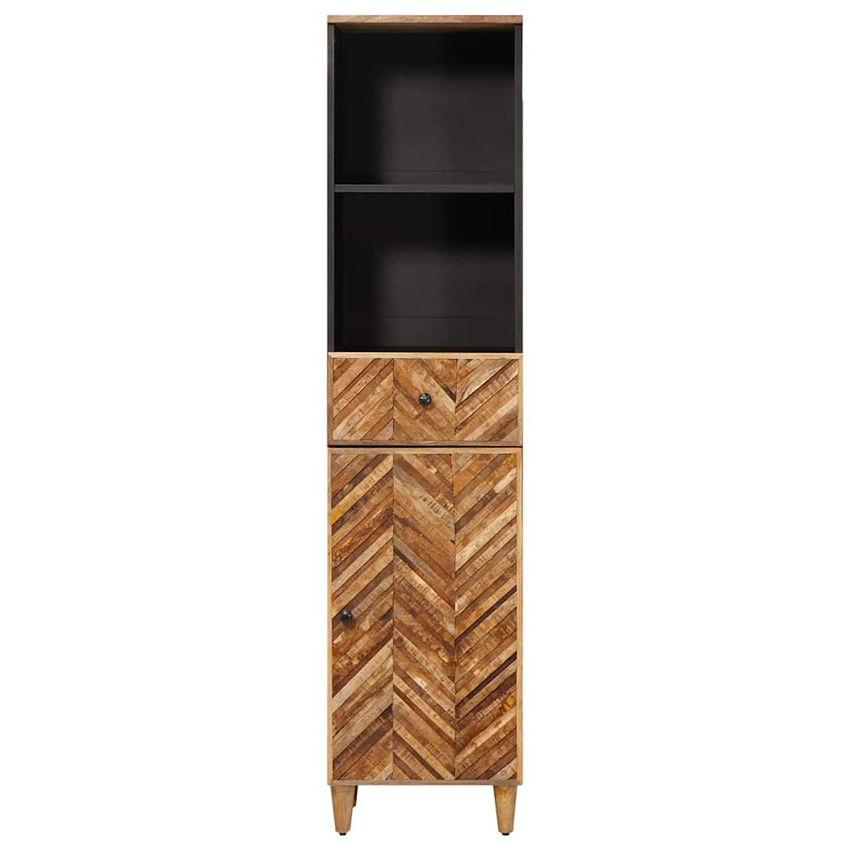 Badeværelsesskab Brun 38 x 33,5 x 160 cm Massivt mangotræ - Billede 3