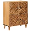 vidaXL Ladustamiskapid Pruun 60 x 33,5 x 75 cm Tugev mango puu