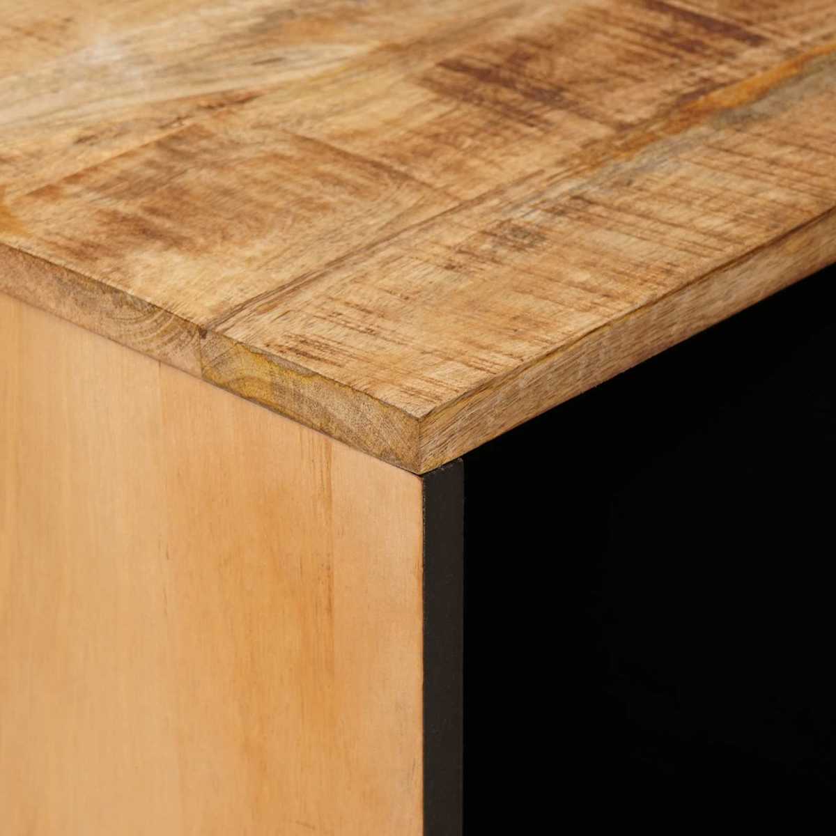 Opbevaringsskabe Brun 80 x 33,5 x 75 cm Massivt mangotræ - Billede 6