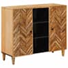 vidaXL Ladustamiskapid Pruun 90 x 33,5 x 75 cm Tugev mango puu