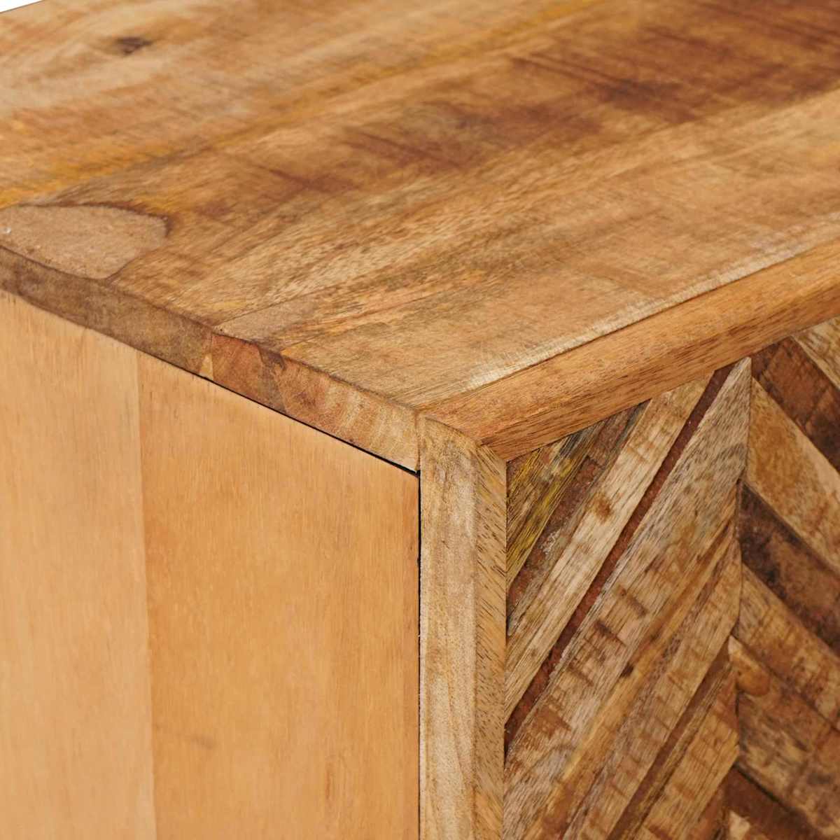 Opbevaringsskabe Brun 60 x 33,5 x 100 cm Massivt mangotræ - Billede 6