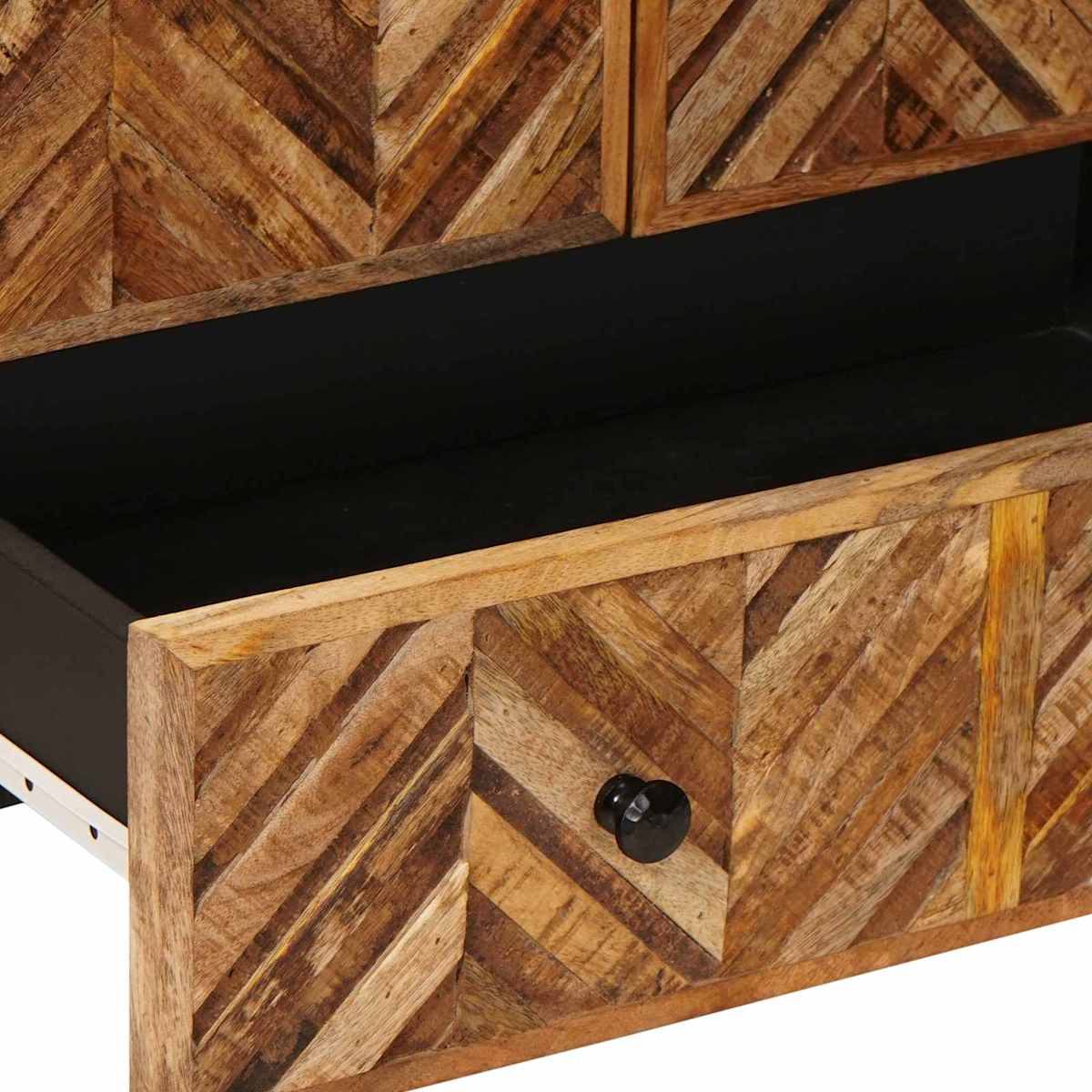 Opbevaringsskabe Brun 60 x 33,5 x 100 cm Massivt mangotræ - Billede 7