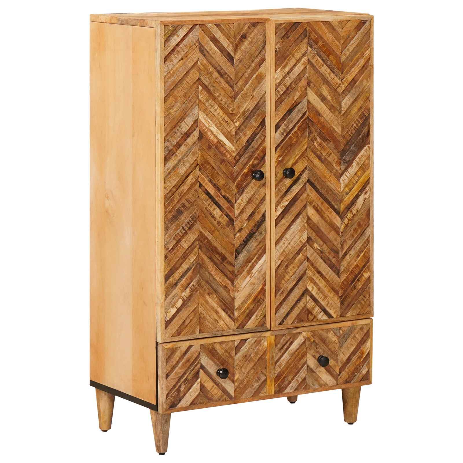 vidaXL Dulapuri de depozitare cu sertar cu ușă Maro 60 x 33,5 x 100 cm