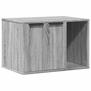 vidaXL kassi liivakast korpus, hall Sonoma tamm, 60x40x40cm, tehispuit