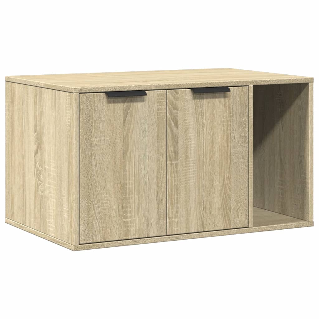 vidaXL Skříňka na kočičí záchod dub sonoma 80x50x45cm kompozitní dřevo