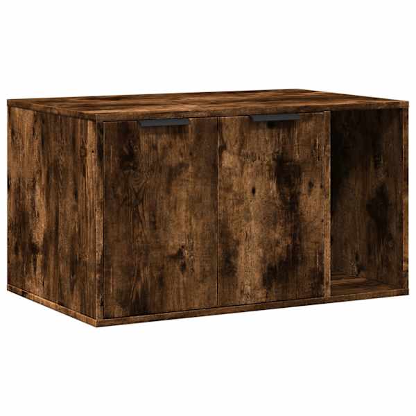 vidaXL kassi liivakast korpus, suitsutatud tamm, 80x50x45cm, tehispuit