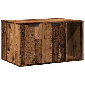 Skříňka na kočičí záchod old wood 80x50x45 cm kompozitní dřevo - obrázek 2