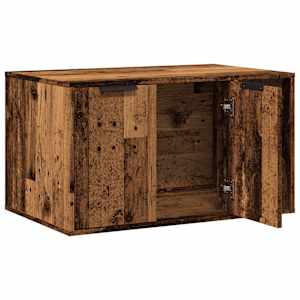 Skříňka na kočičí záchod old wood 80x50x45 cm kompozitní dřevo - obrázek 4