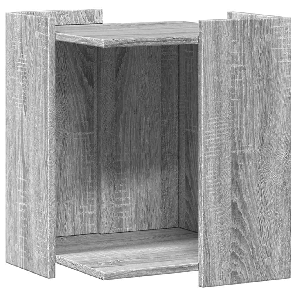 vidaXL Skříňka na kočičí záchod šedá sonoma 42 x 42 x 51 cm kompozit