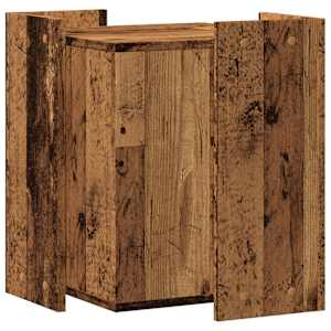 Skříňka na kočičí záchod old wood 42x42x51 cm kompozitní dřevo - obrázek 6