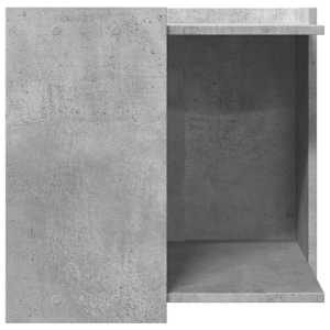 Skříňka na kočičí záchod betonově šedá 53 x 53 x 51 cm kompozit - obrázek 5