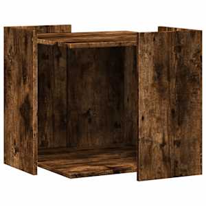Skříňka na kočičí záchod kouřový dub 53 x 53 x 51 cm kompozit - obrázek 2