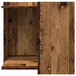 Skříňka na kočičí záchod old wood 53x53x51 cm kompozitní dřevo - obrázek 4