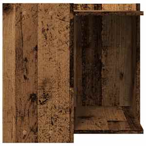 Skříňka na kočičí záchod old wood 53x53x51 cm kompozitní dřevo - obrázek 6