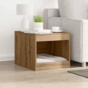 Omara za mačje stranišče artisian hrast 47x59x42 cm inž. les