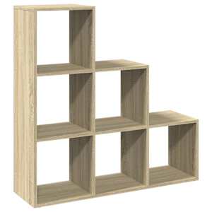 vidaXL ruumijagaja 3 korrust, Sonoma tamm, 99x29x99 cm, tehispuit