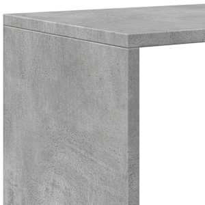 Knihovna/dělící stěna 3patrová betonově šedá 99x29x99 cm - obrázek 9