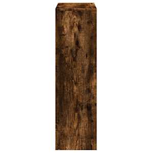 Knihovna/dělící stěna 3patrová kouřový dub 99x29x99 cm kompozit - obrázek 6