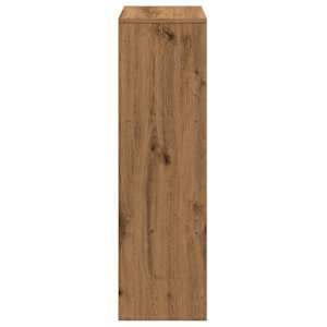 Knihovna/dělící stěna 3patrová dub artisan 99x29x99 cm kompozit - obrázek 6