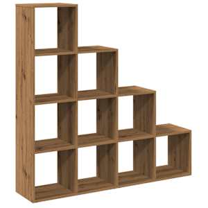 vidaXL ruumijagaja 4 korrust, k&auml;sit&ouml;&ouml;tamm, 131,5x29x131,5cm, tehispuit