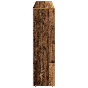 Knihovna/dělící stěna 3patrová old wood 137,5x29x103,5 cm - obrázek 7