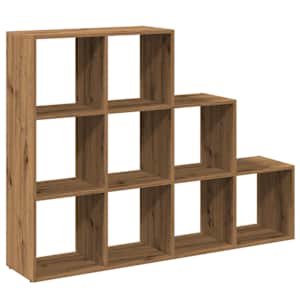 vidaXL ruumijagaja 3 korrust, k&auml;sit&ouml;&ouml;tamm, 137,5x29x103,5cm, tehispuit
