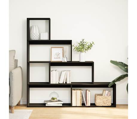 vidaXL Bokhylla/Rumsavdelare 4 hyllor 143,5x29x143,5cm konstruerat tr&auml;