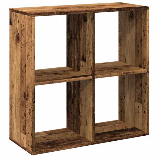 vidaXL ruumijagaja/raamatukapp, vana puit, 69,5x29x69,5 cm, tehispuit