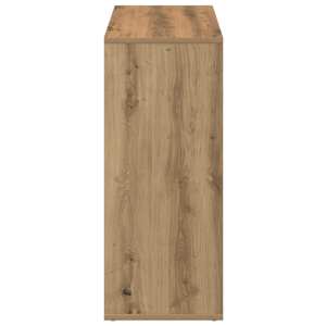 Knihovna/dělící stěna dub artisan 69,5x29x69,5 cm kompozit - obrázek 7