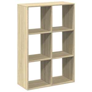 vidaXL ruumijagaja/raamatukapp, Sonoma tamm 69,5x29x103,5 cm tehispuit