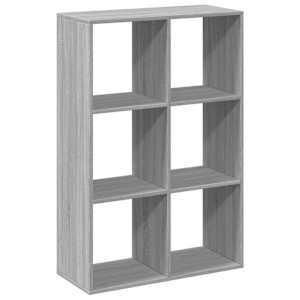 vidaXL ruumijagaja/raamatukapp, hall Sonoma 69,5x29x103,5 cm tehispuit