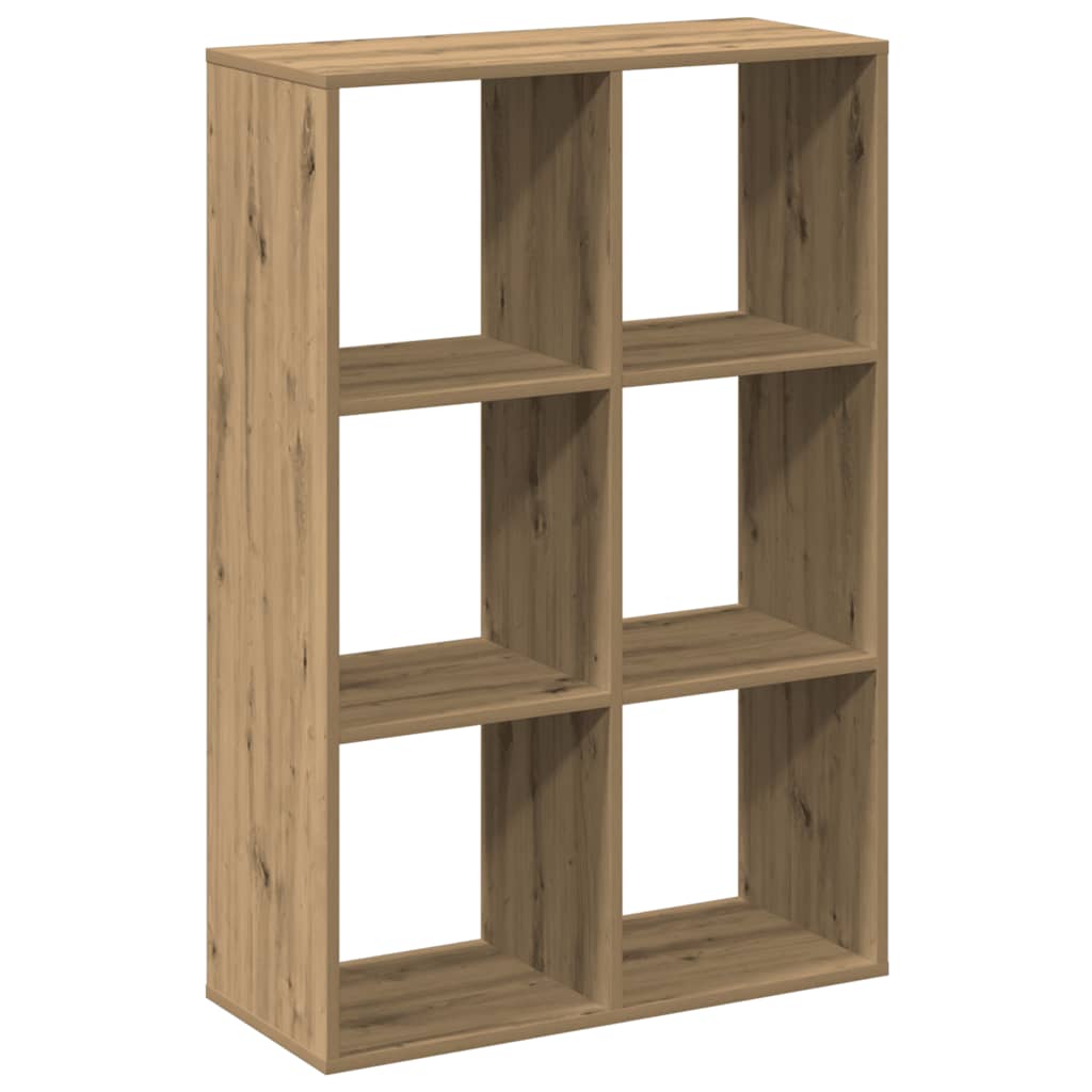 Thumbnail - vidaXL Raumteiler-Bücherregal Artisan-Eiche 69,5x29x103,5 cm