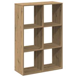 Knihovna/dělící stěna dub artisan 69,5x29x103,5 cm kompozit - obrázek 2