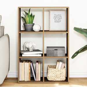 Pregrada s knjižno omaro artisan hrast 69,5x29x103,5cm inž. les