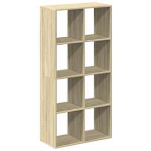 vidaXL ruumijagaja/raamatukapp, Sonoma tamm 69,5x29x137,5 cm tehispuit